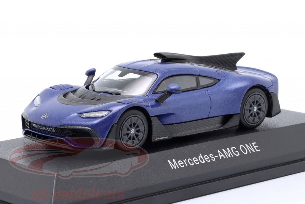 Mercedes-Benz AMG ONE (C298) 2023 kedelig blå 1:43 iScale