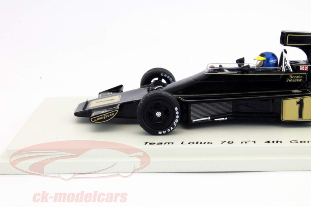 Ronnie Peterson Lotus 76 # 1 Formula 1 1974 GP di Germania 1:43 Spark