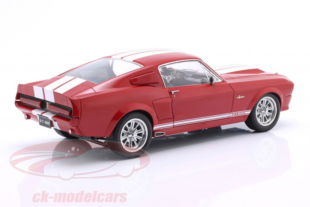 Ford Mustang Shelby GT500 Année de construction 1967 rouge / blanc 1:12 KK-Scale