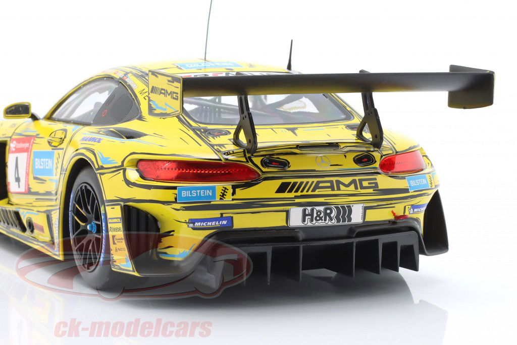 Mercedes-AMG GT3 Evo #4 第三 24h Nürburgring 2023 Haupt Racing Team 1:18 伊克索