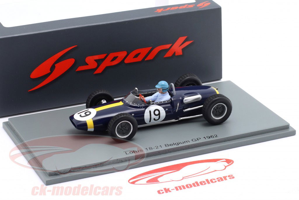 Lucien Bianchi Lotus 18/21 #19 Belgien GP formel 1 1962 1:43 Spark