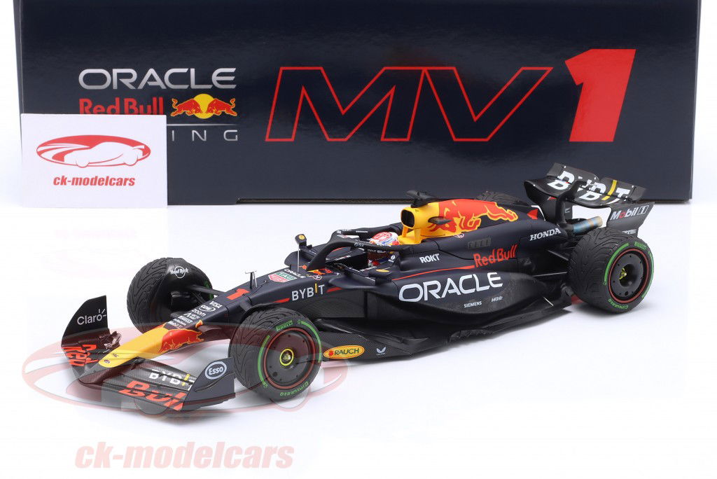 M. Verstappen Red Bull RB20 #1 Sieger Kanada GP Formel 1 Weltmeister 2024 1:18 Minichamps