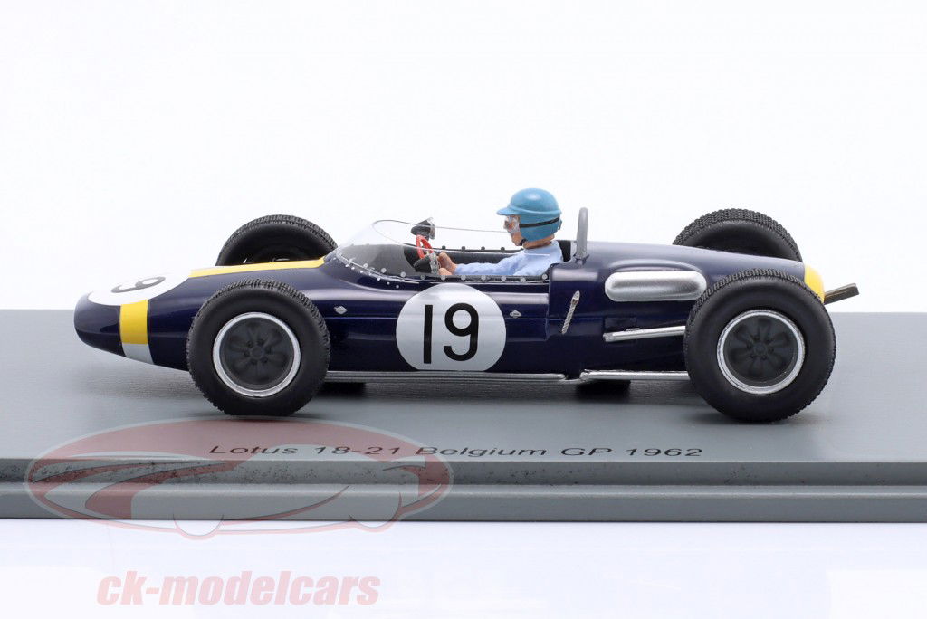 Lucien Bianchi Lotus 18/21 #19 Belgien GP formel 1 1962 1:43 Spark