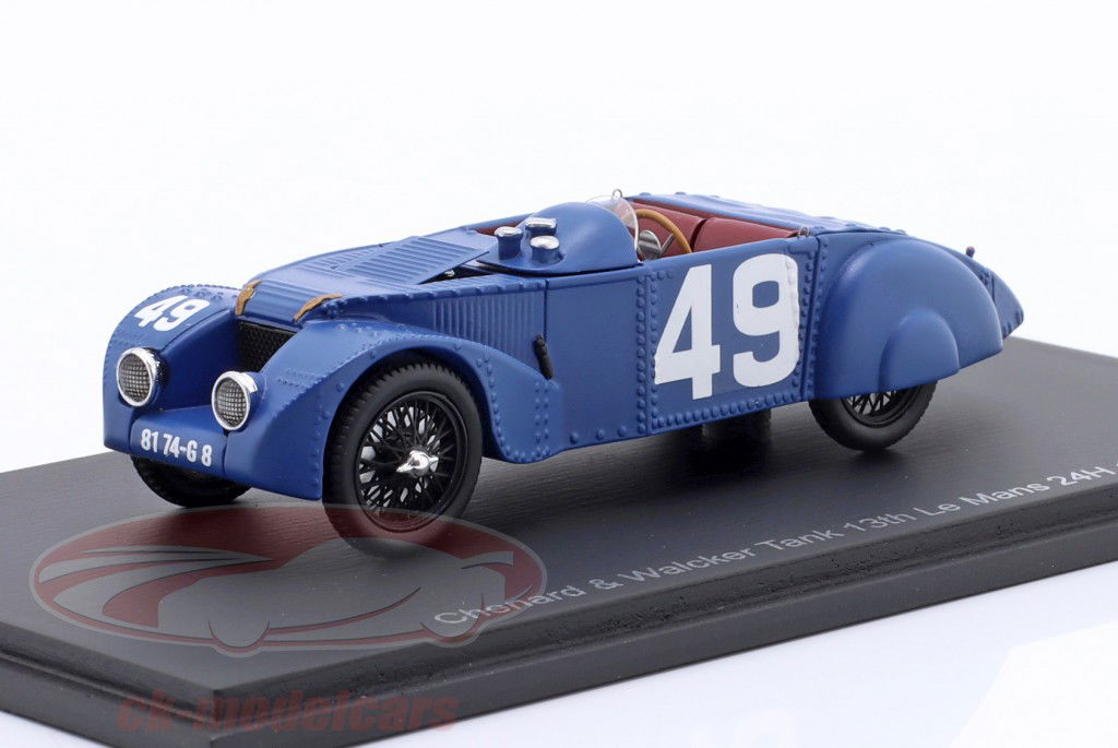 Spark 1:43 Chenard & Walker Tank #49 13th 24h LeMans 1925