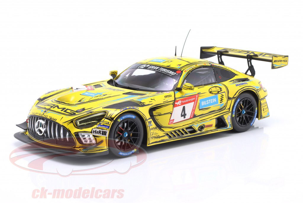 Mercedes-AMG GT3 Evo #4 第三 24h Nürburgring 2023 Haupt Racing Team 1:18 伊克索