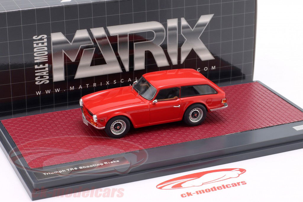 Triumph TR6 Shooting Brake 红色的 1:43 Matrix