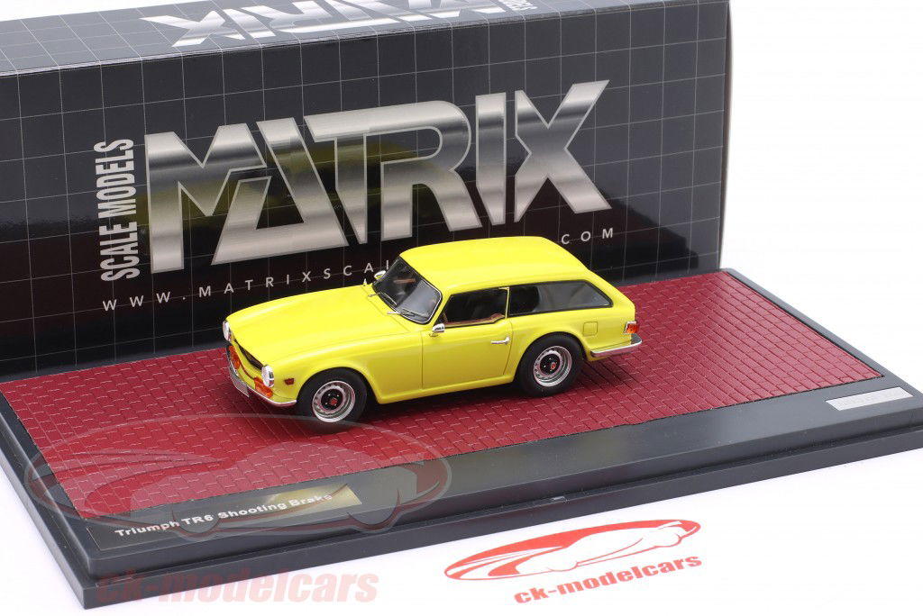 Triumph TR6 Shooting Brake yellow 1:43 Matrix