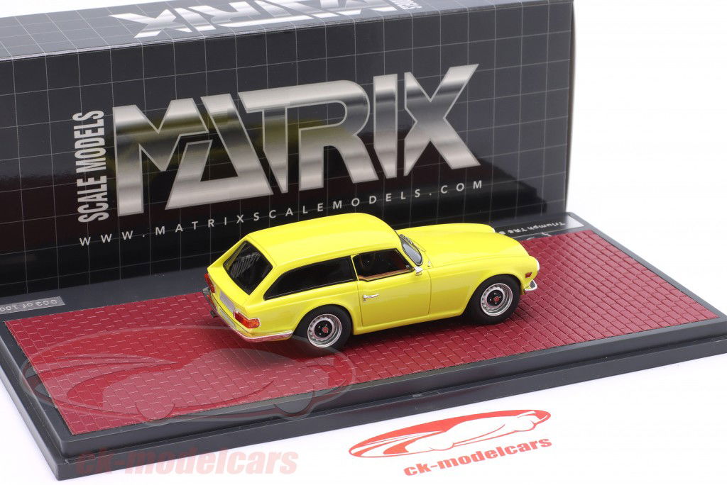 Triumph TR6 Shooting Brake jaune 1:43 Matrix