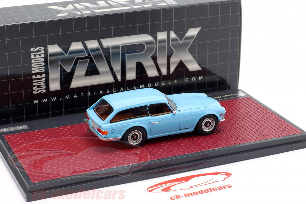 Triumph TR6 Shooting Brake bleu 1:43 Matrix