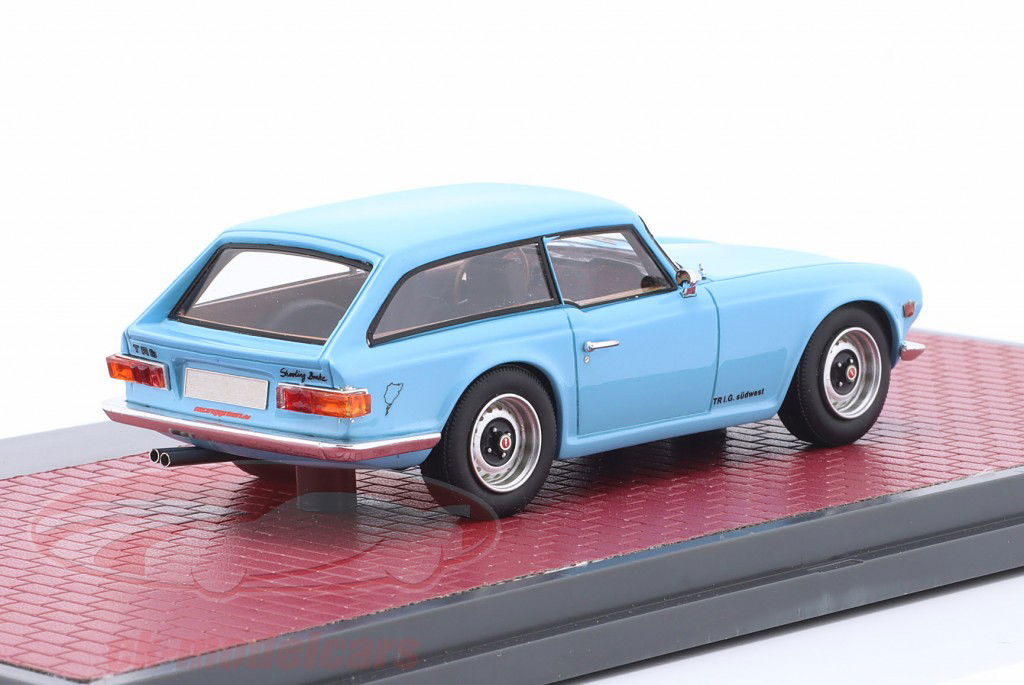 Triumph TR6 Shooting Brake blau 1:43 Matrix