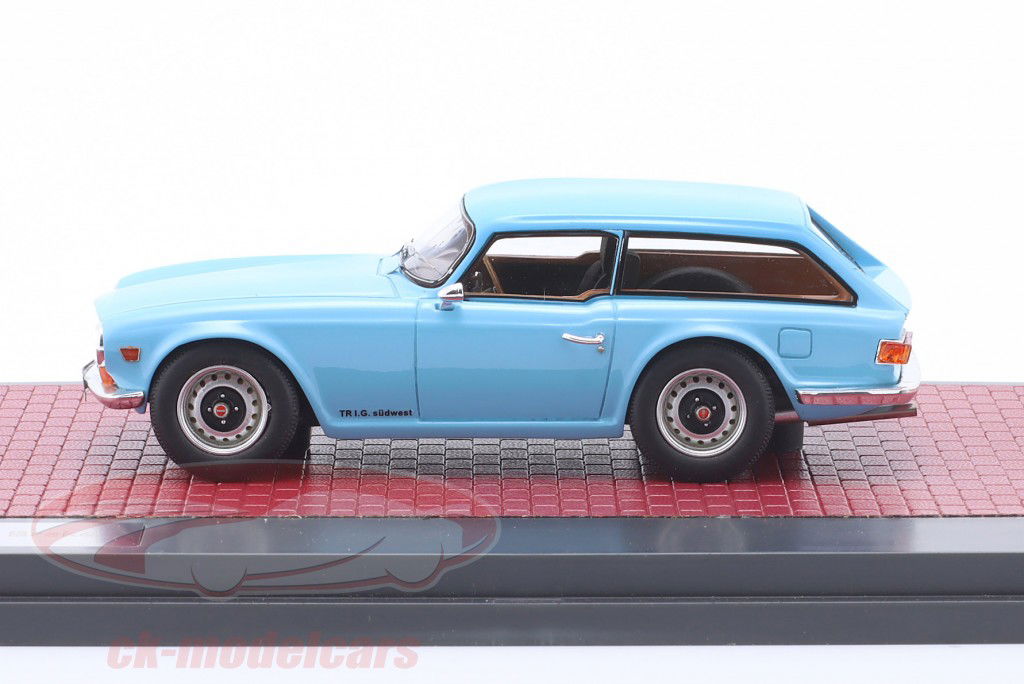 Triumph TR6 Shooting Brake bleu 1:43 Matrix