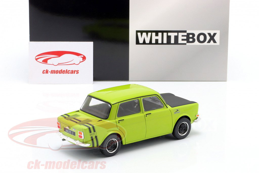 Simca 1000 Rallye 2 Año de construcción 1960 verde / negro 1:24 WhiteBox
