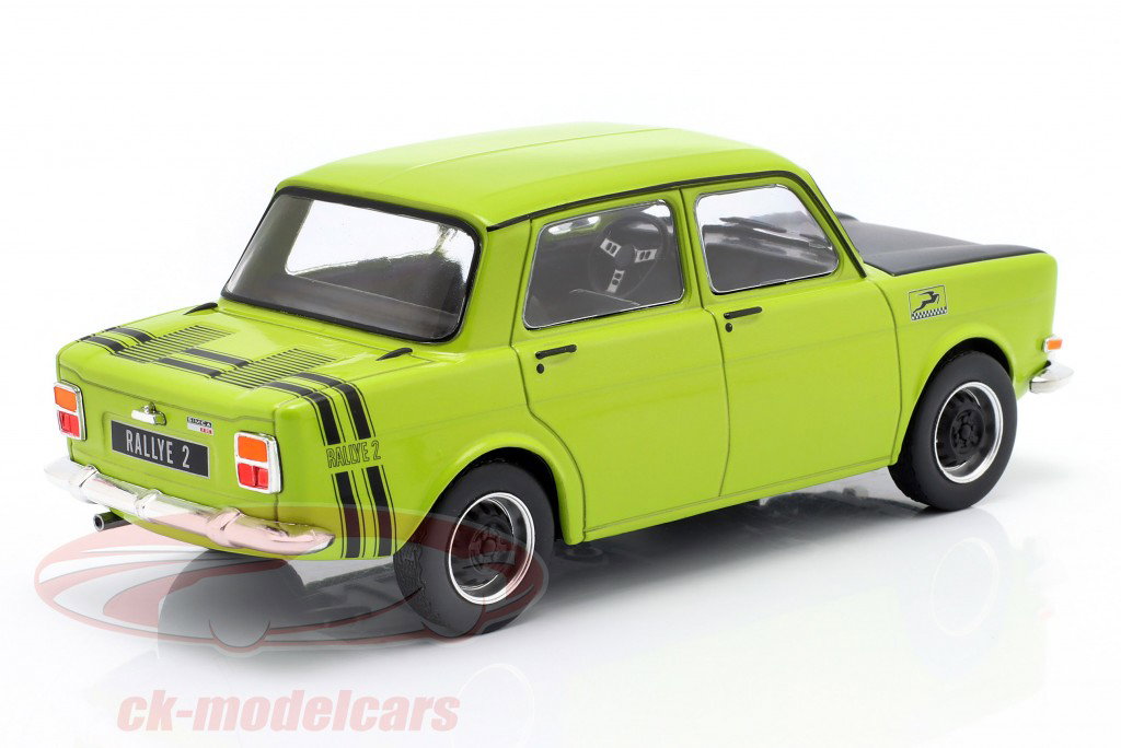 Simca 1000 Rallye 2 Año de construcción 1960 verde / negro 1:24 WhiteBox