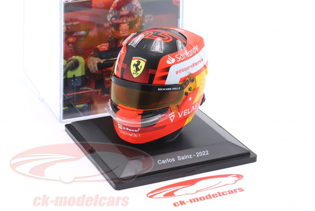スポーツ選手 C.Sainz 2022 Ferrari F1 Used Visor Bell C.Sainz 2022 Ferrari F1 Used Visor Bell
