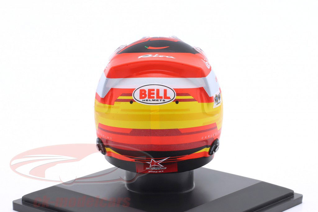 スポーツ選手 C.Sainz 2022 Ferrari F1 Used Visor Bell C.Sainz 2022 Ferrari F1 Used Visor Bell