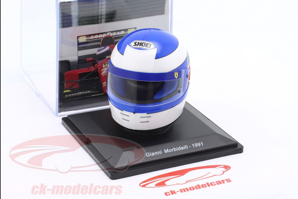 Gianni Morbidelli #27 Scuderia Ferrari fórmula 1 1991 casco 1:5 Spark Editions