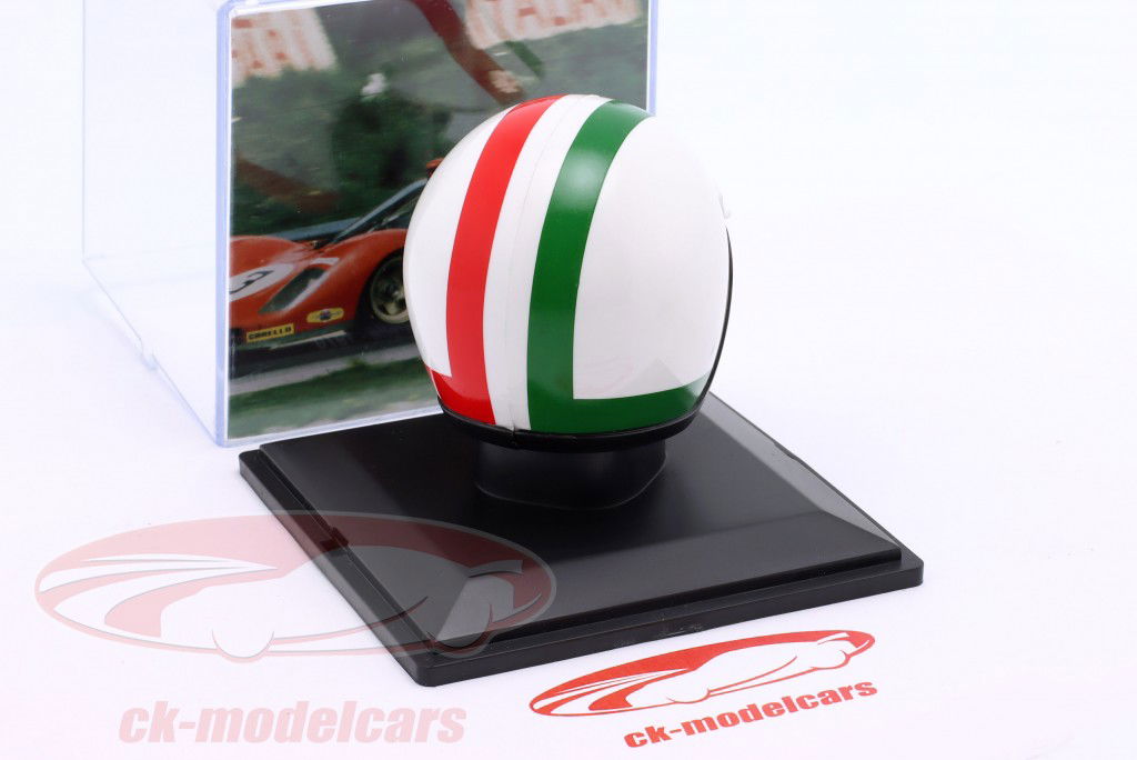Nino Vaccarella Scuderia Ferrari #3 2nd 1000km Monza 1970 helmet 1:5 Spark Editions