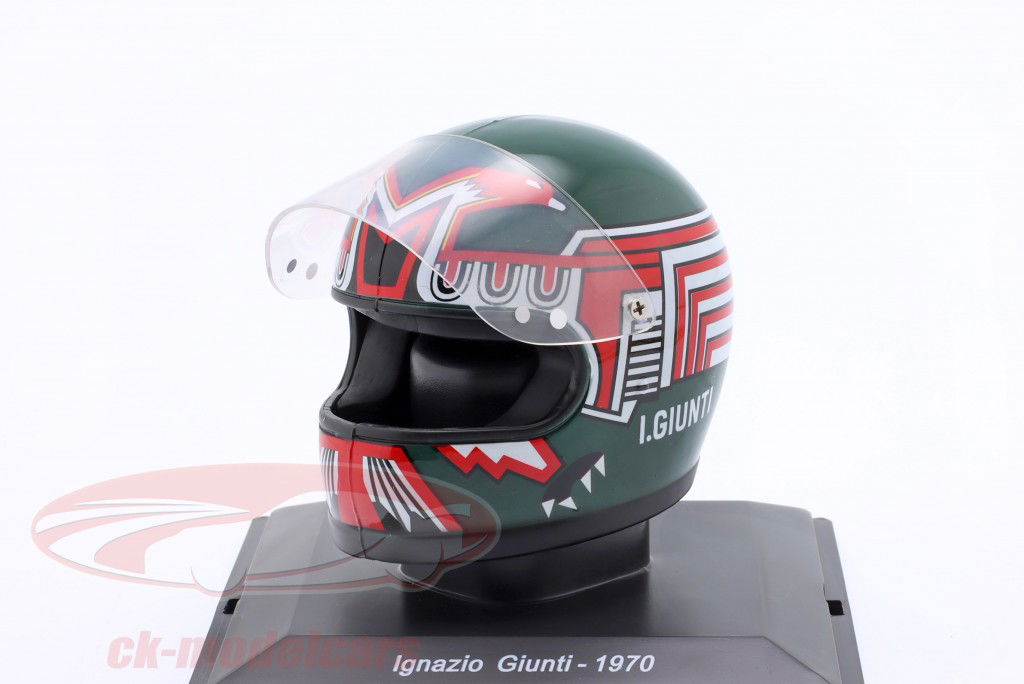 Ignazio Giunti Scuderia Ferrari formule 1 1970 casque 1:5 Spark Editions