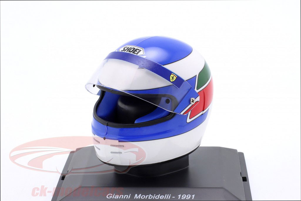 Gianni Morbidelli #27 Scuderia Ferrari fórmula 1 1991 casco 1:5 Spark Editions