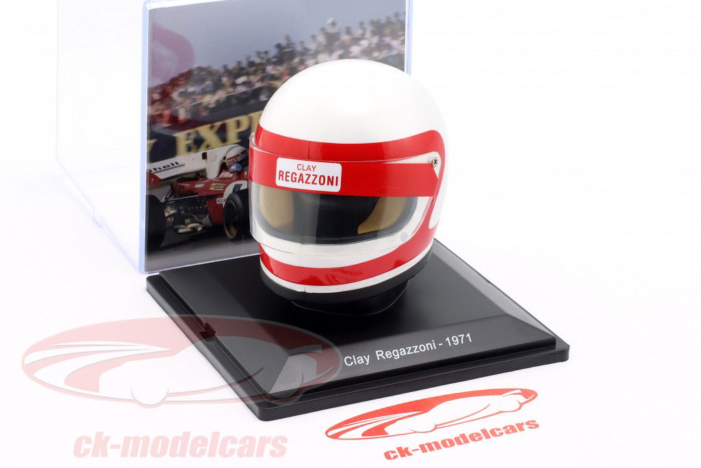 Clay Regazzoni #5 Scuderia Ferrari 公式 1 1971 头盔 1:5 Spark Editions