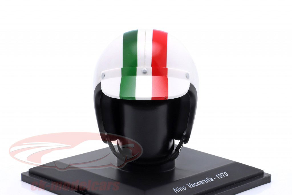 Nino Vaccarella Scuderia Ferrari #3 2. 1000km Monza 1970 hjelm 1:5 Spark Editions