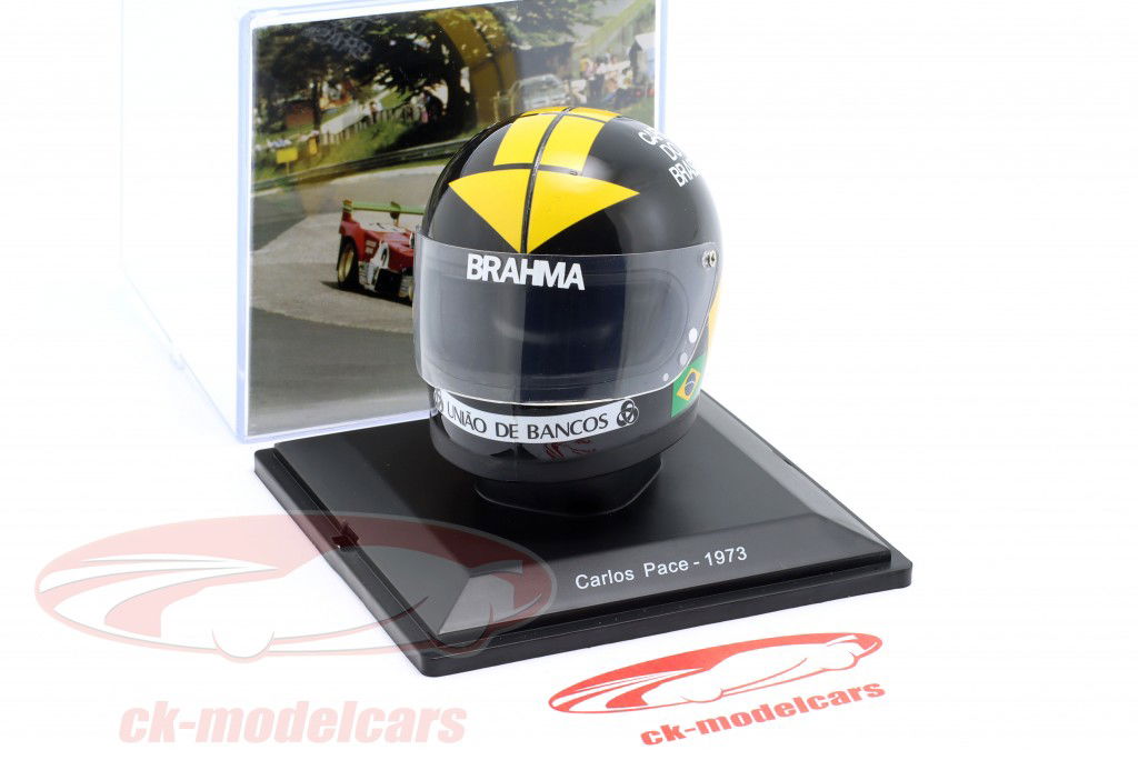 Carlos Pace Scuderia Ferrari #2 2° 1000km Nürburgring 1973 casco 1:5 Spark Editions