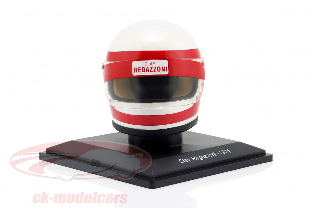 Clay Regazzoni #5 Scuderia Ferrari formule 1 1971 helm 1:5 Spark Editions