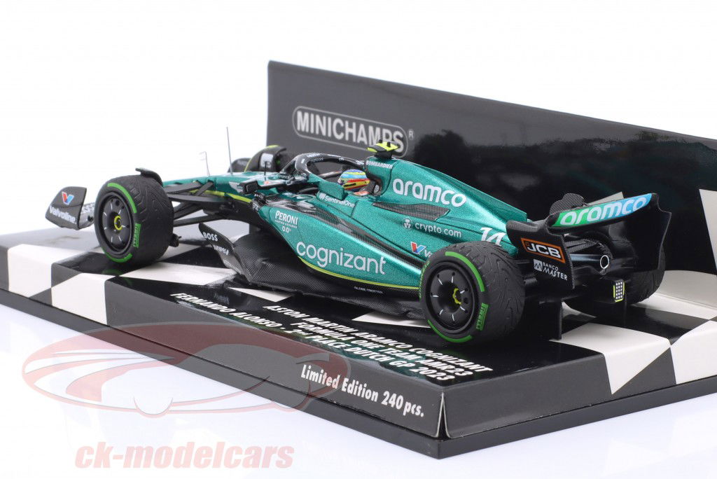 F. Alonso Aston Martin AMR23 #14 第二 荷兰 GP 公式 1 2023 1:43 Minichamps