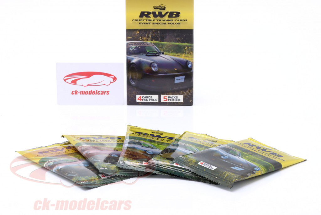 RWB Rauh-Welt Collectible Trading Cards Vol.02 (Box with 5 packs) Tarmac Cards