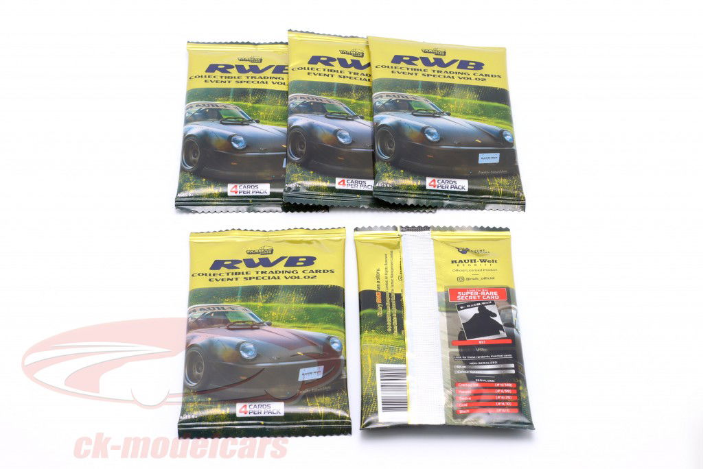 RWB Rauh-Welt Objet de collection Commerce Cartes Vol.02 (Boîte avec 5 paquets) Tarmac Cards