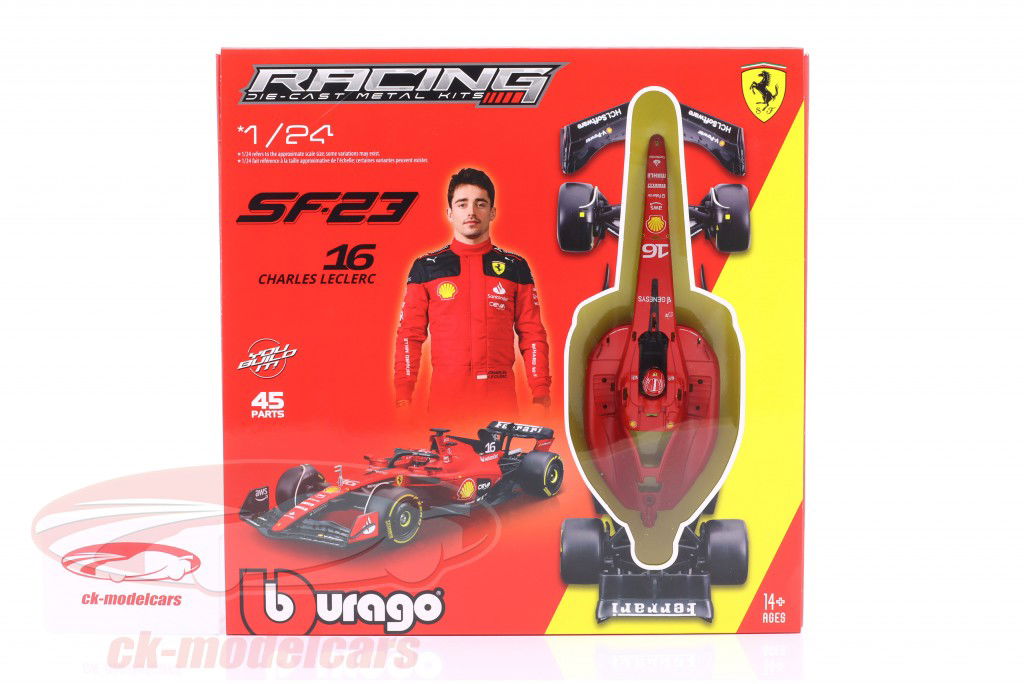 Bburago 1:24 Charles Leclerc Ferrari SF-23 #16 Formula 1