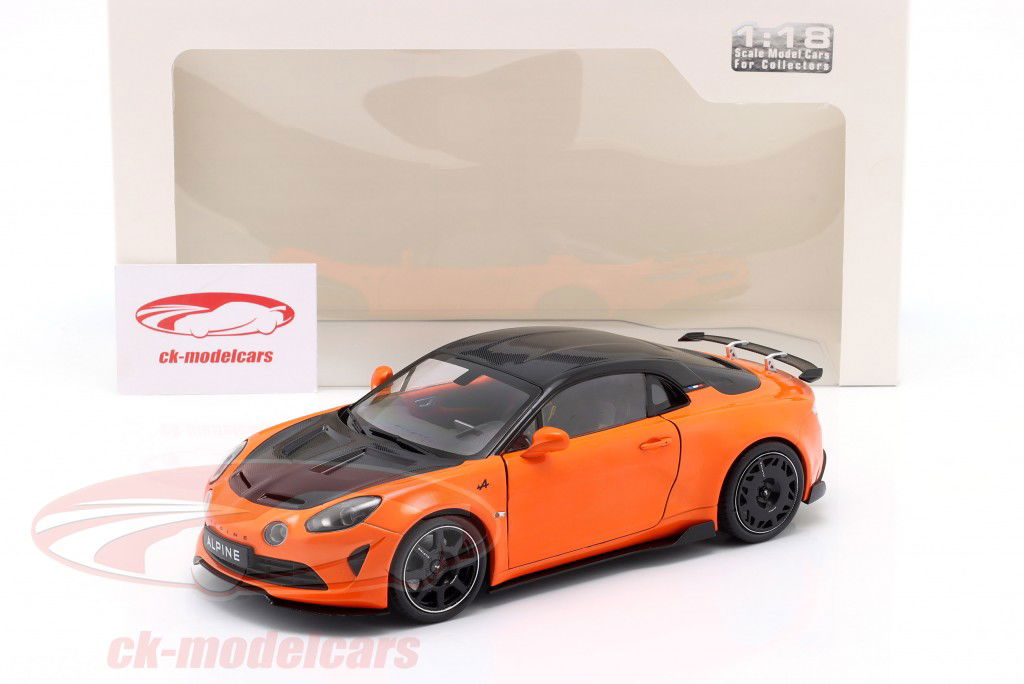 Alpine A110 Radicale Byggeår 2024 orange 1:18 Solido
