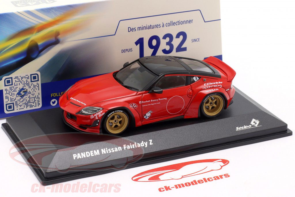 Nissan 400Z Pandem Rocket Bunny year 2022 red 1:43 Solido