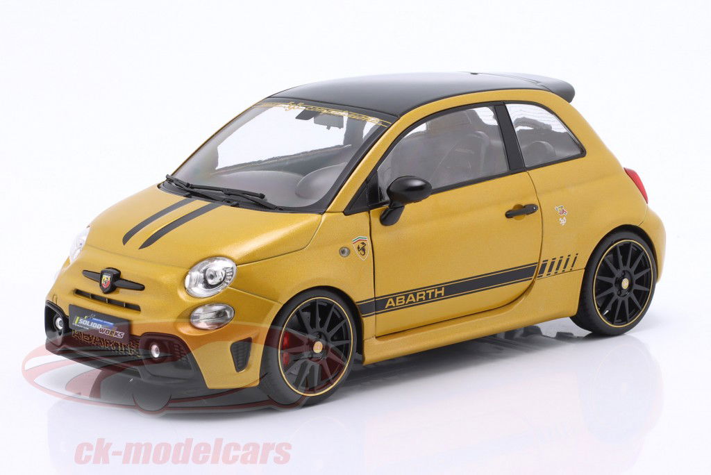 Fiat F595 Abarth Año de construcción 2024 amarillo 1:18 Solido