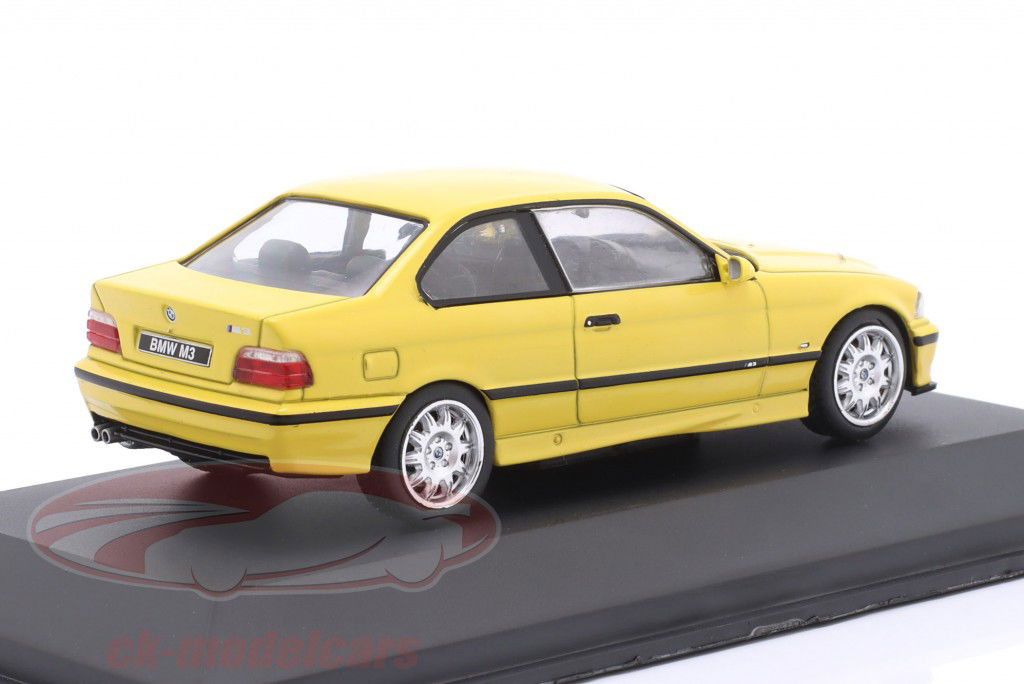 BMW M3 (E36) Coupe Année de construction 1999 jaune 1:43 Solido