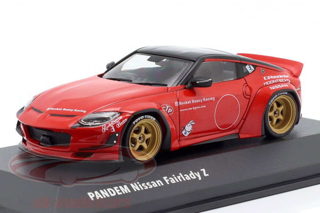 Nissan 400Z Pandem Rocket Bunny year 2022 red 1:43 Solido