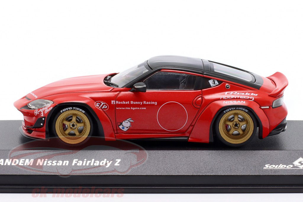 Nissan 400Z Pandem Rocket Bunny Anno di costruzione 2022 rosso 1:43 Solido