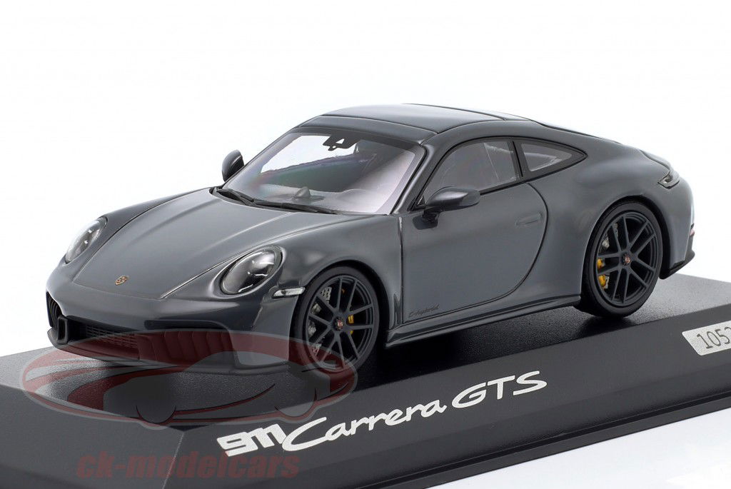 Porsche 911 (992.2) Carrera GTS Coupé 建造年份 2024 板岩灰色 1:43 Minichamps