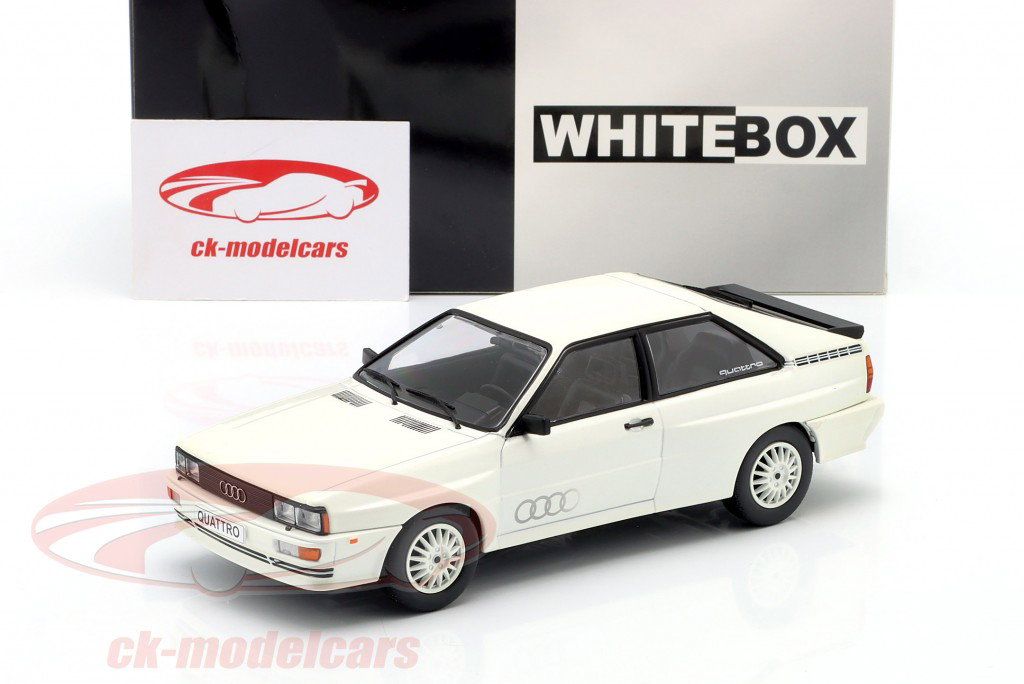 Audi quattro Année de construction 1981 blanc 1:24 WhiteBox