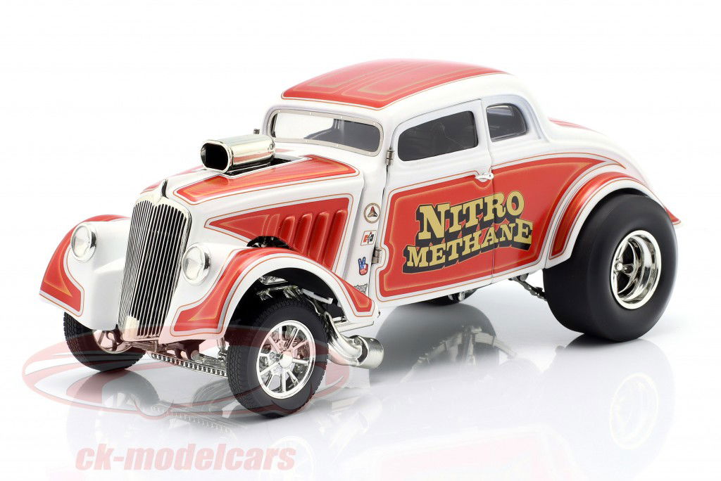 Gasser Nitro Methane Ano de construção 1933 marrom, branco 1:18 GMP