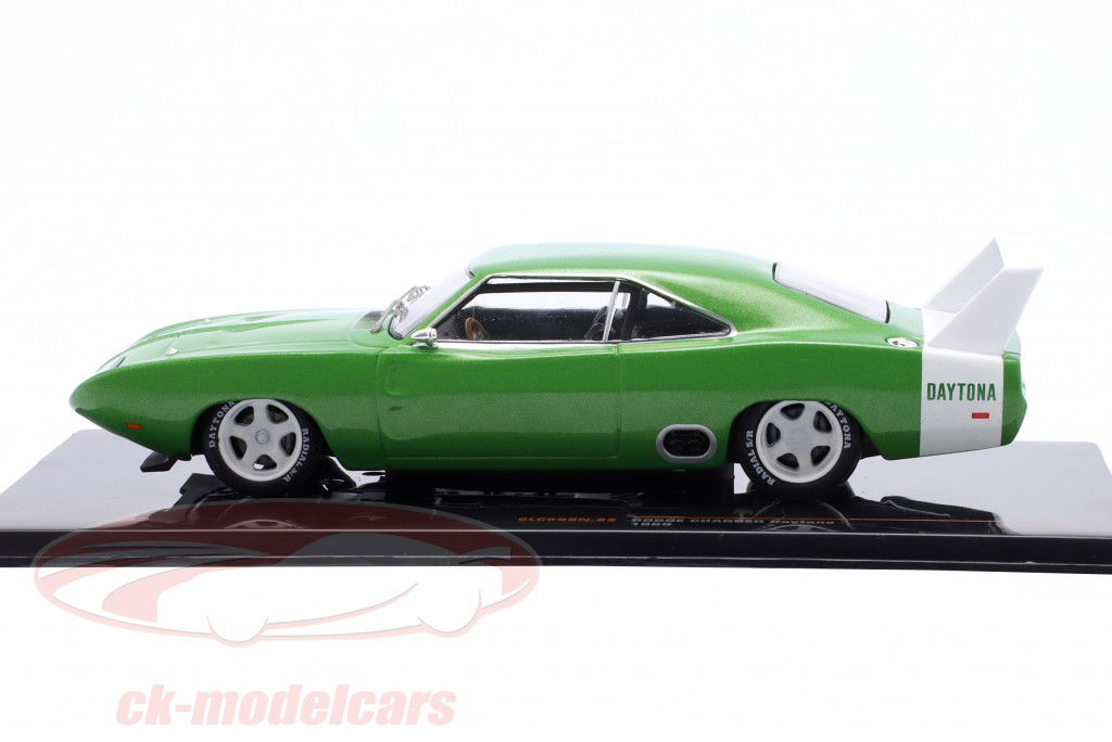 Dodge Charger Daytona Anno di costruzione 1969 verde metallico 1:43 Ixo