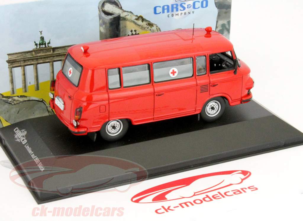 Баркас B1000 1970 год огненно-красный / красный 1:43 Ixo IST