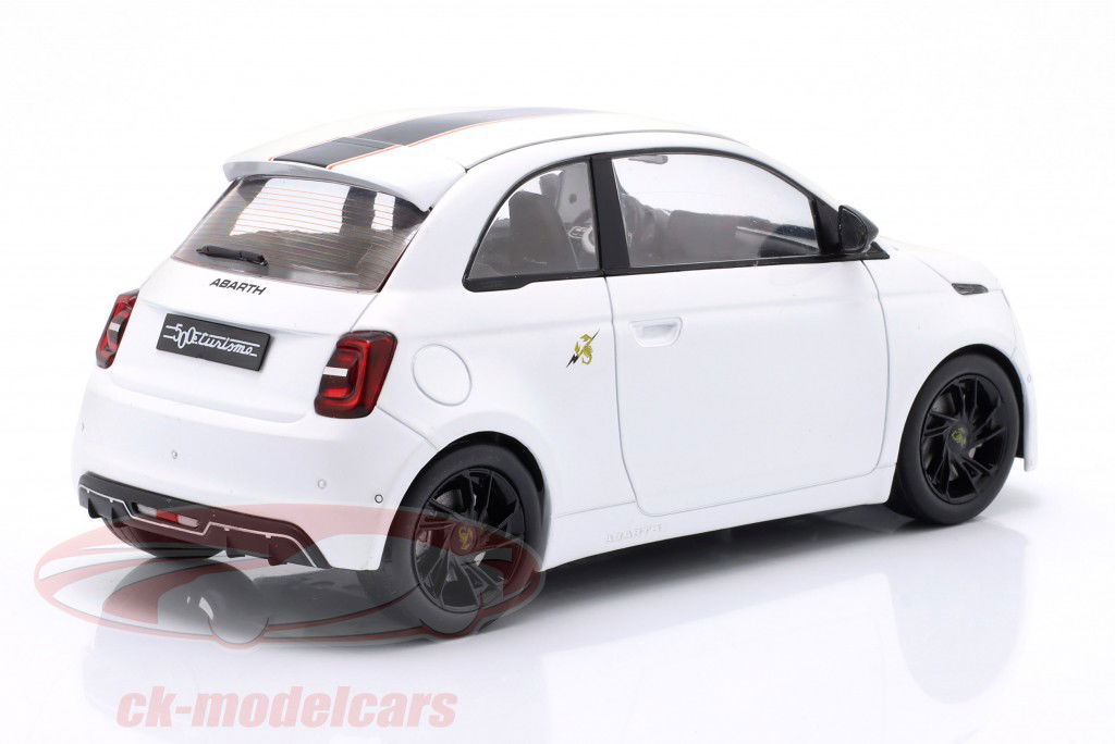 Fiat 500e Abarth Année de construction 2024 blanc 1:18 Ixo