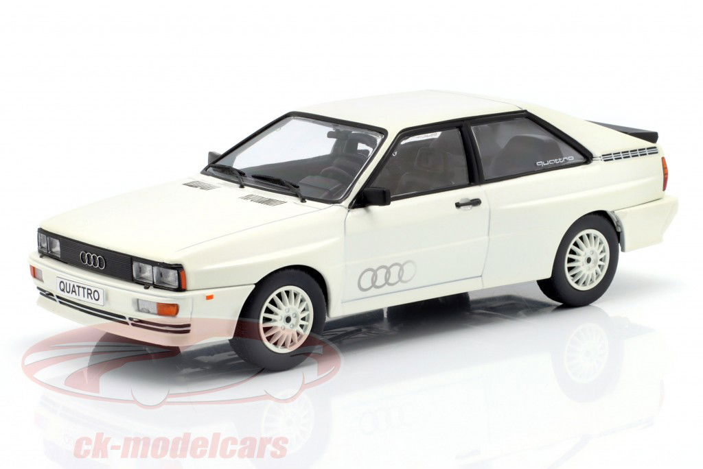 Audi quattro Année de construction 1981 blanc 1:24 WhiteBox