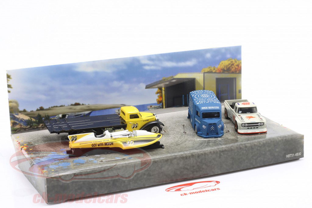 4-Car "Speed & Style Collection" sæt 1:64 HotWheels