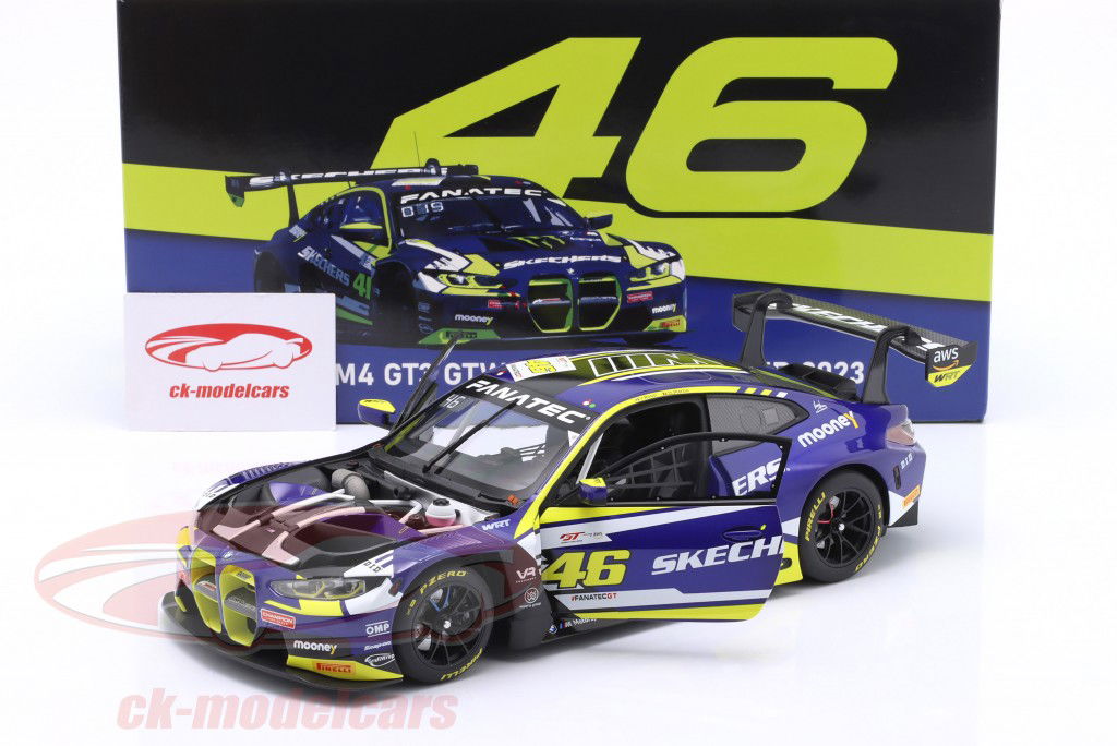 BMW M4 GT3 #46 Winner GTWCE Misano 2023 Martin, Rossi 1:18 Minichamps