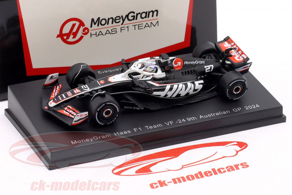 Nico Hülkenberg Haas VF-24 #27 Australisch GP formule 1 2024 1:64 Spark