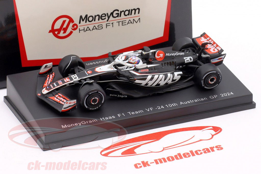 Kevin Magnussen Haas VF-24 #20 australiano GP fórmula 1 2024 1:64 Spark