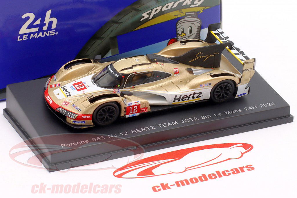 Hertz Team Jota 特注 ポルシェ 963 WEC 2024 Porsche 963 Hertz Team JOTA 8° Le Mans 2024 - scale 1/18th