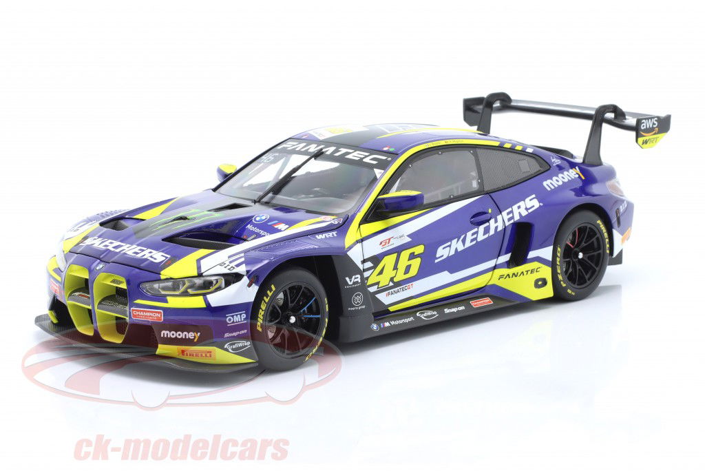 BMW M4 GT3 #46 vinder GTWCE Misano 2023 Martin, Rossi 1:18 Minichamps